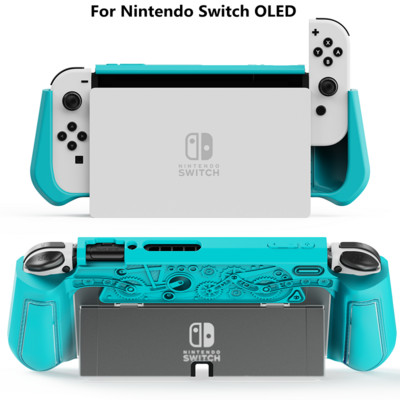Za Nintendo Switch Case TPU Grip Zaštitna školjka Oklop otporan na udarce Stražnji poklopac za Nintendo Switch Oled kućište poklopac otporan na prašinu