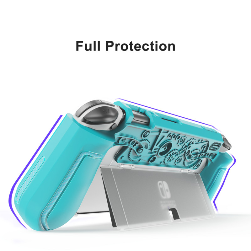 Za Nintendo Switch Case TPU Grip Zaštitna školjka Oklop otporan na udarce Stražnji poklopac za Nintendo Switch Oled kućište poklopac otporan na prašinu
