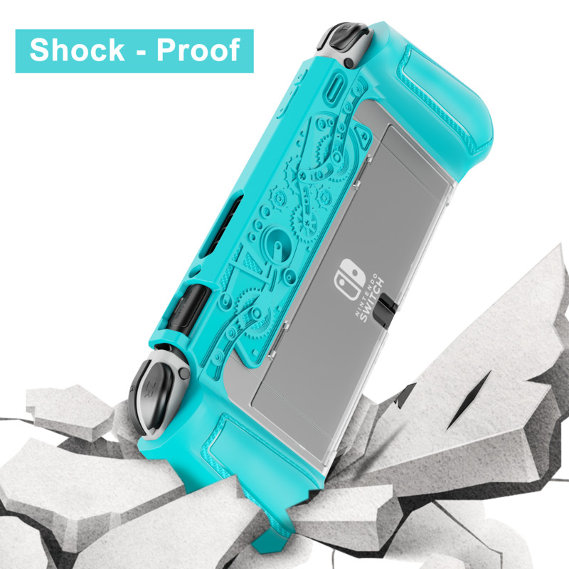 Za Nintendo Switch Case TPU Grip Zaštitna školjka Oklop otporan na udarce Stražnji poklopac za Nintendo Switch Oled kućište poklopac otporan na prašinu