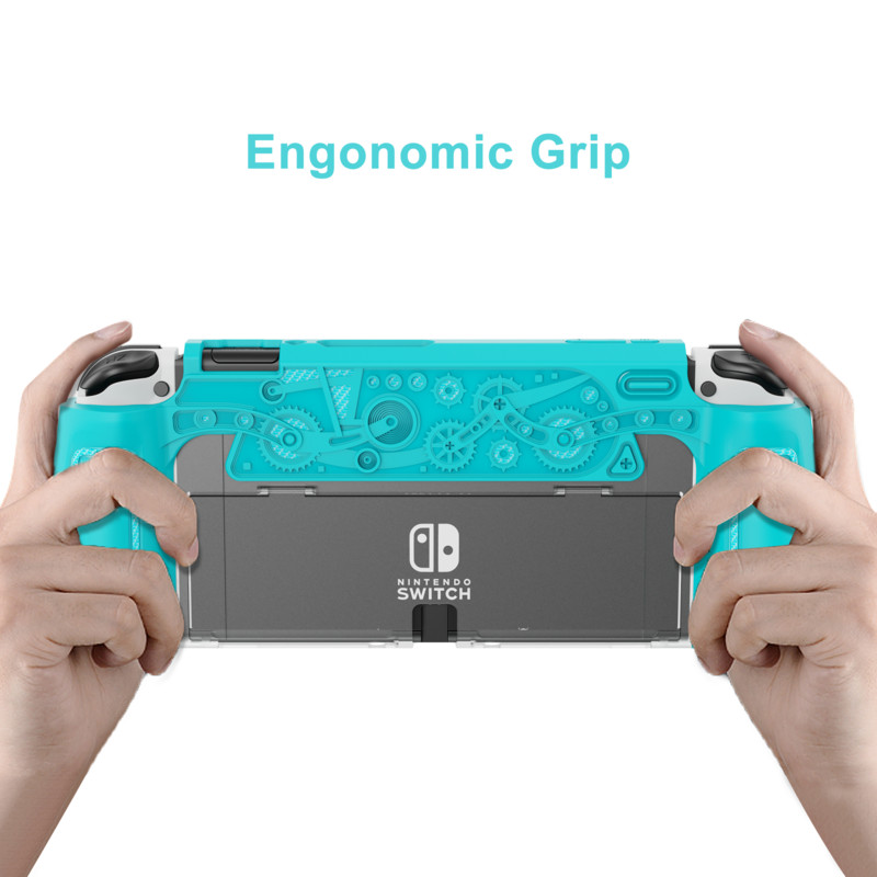 Za Nintendo Switch Case TPU Grip Zaštitna školjka Oklop otporan na udarce Stražnji poklopac za Nintendo Switch Oled kućište poklopac otporan na prašinu