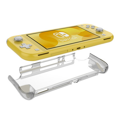 Hard PC, transparent, anti-șoc, capac despărțit, model Cat-Pad, husă de protecție Joycon pentru accesorii pentru carcasă de consolă Nintendo Switch Lite