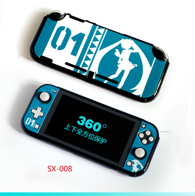 Hard PC, transparent, anti-șoc, capac despărțit, model Cat-Pad, husă de protecție Joycon pentru accesorii pentru carcasă de consolă Nintendo Switch Lite