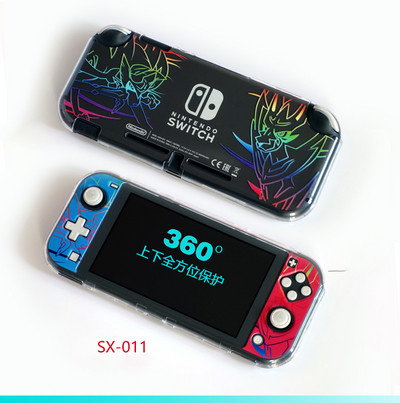 Hard PC, transparent, anti-șoc, capac despărțit, model Cat-Pad, husă de protecție Joycon pentru accesorii pentru carcasă de consolă Nintendo Switch Lite