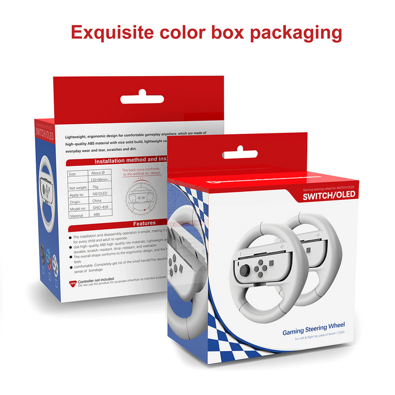 ABS SL ir SR Lenktynių žaidimai Priedai Switch Joy Con Controller Grip vairo valdiklio laikiklis, skirtas Nintendo Switch Oled