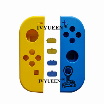 IVYUEEN για Nintendo Switch NS / OLED χειριστήριο JoyCon Joy Con Αντικατάσταση περιβλήματος Θήκη κελύφους Ξίφους Διασταύρωση κάλυμμα με κουμπιά