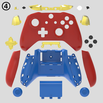 DataFrog Shell za Xbox One S Zamjenska puna školjka i gumbi Mod Kit Mat Controller Kućište prilagođenog poklopca za Xbox One S