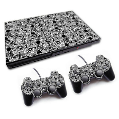 PS2 70000 konzolhoz és vezérlőkhöz matricák PS2-hez matrica PS2-hez Vinyl matrica PS2-hez bőrmatrica