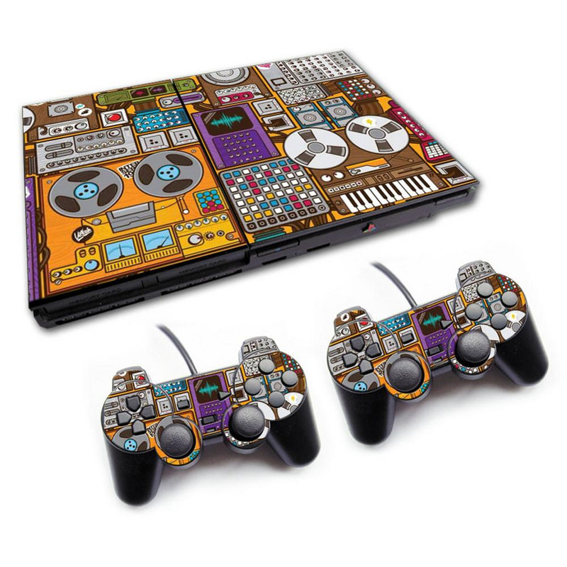 PS2 70000 konzolhoz és vezérlőkhöz matricák PS2-hez matrica PS2-hez Vinyl matrica PS2-hez bőrmatrica