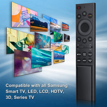Универсално за Samsung Smart TV дистанционно управление, инфрачервено Samsung дистанционно управление с Netflix, Prime Video, Samsung TV Plus