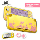 DATA FROG Zaštitna prozirna torbica za Nintendo Switch Lite Cover Slatka prozirna torbica Hard Shell za Nintendo Switch Dodaci