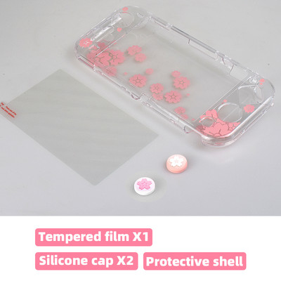 DATA FROG Zaštitna prozirna torbica za Nintendo Switch Lite Cover Slatka prozirna torbica Hard Shell za Nintendo Switch Dodaci