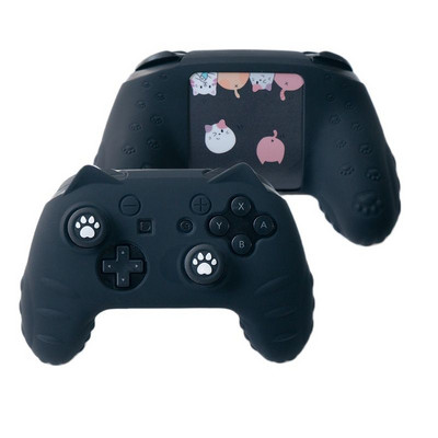 Cute Cat Paw Silicone Soft Shell Gamepad Skin για Nintendo Switch Pro NS Θήκη χειριστηρίου παιχνιδιών Thumb Stick Grip Cap κάλυμμα