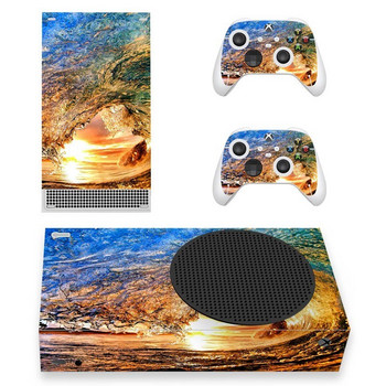 За Xbox Series S Стикер Decal Skin Cover за За Xbox Series S конзола и 2 контролера