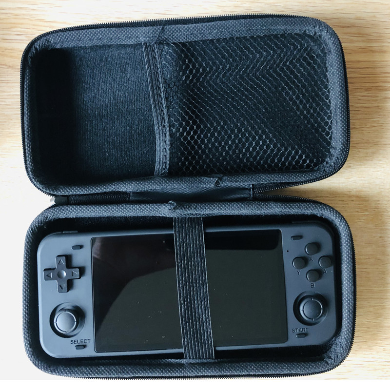 POWKIDDY tok RGB10 MAX/MAX2 kézi játéklejátszókhoz Védőtáska 5,0 hüvelykes képernyőhöz játékkonzolokhoz képernyővédő fólia