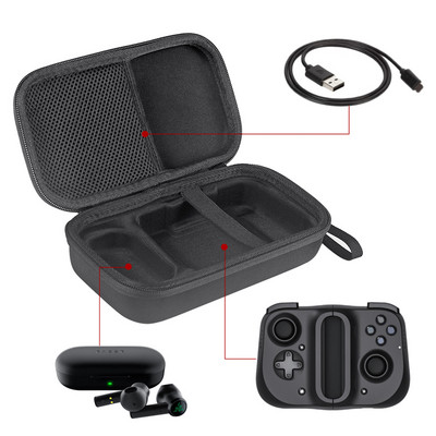 Водоустойчива EVA чанта за съхранение за Razer Kishi Mobile Game Controller Travel Handheld Portable Carry Case Game Accessories