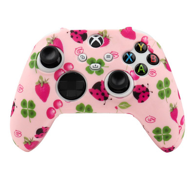 Fruit Soft védőtok Xbox Series S/X Controller Skin Szilikon Gamepad Joystick Cover XSX Videojáték-tartozékokhoz