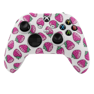 Fruit Soft védőtok Xbox Series S/X Controller Skin Szilikon Gamepad Joystick Cover XSX Videojáték-tartozékokhoz