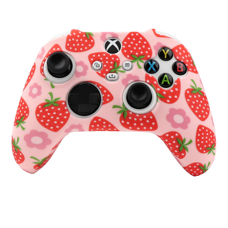 Fruit Soft védőtok Xbox Series S/X Controller Skin Szilikon Gamepad Joystick Cover XSX Videojáték-tartozékokhoz