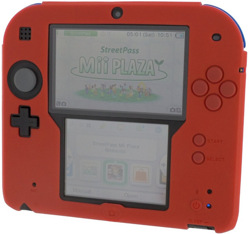Többszínű puha szilikon tok Nintendo 2DS Protective Guard Soft gél gumi bőrborítás 2DS játékkonzol tartozékaihoz