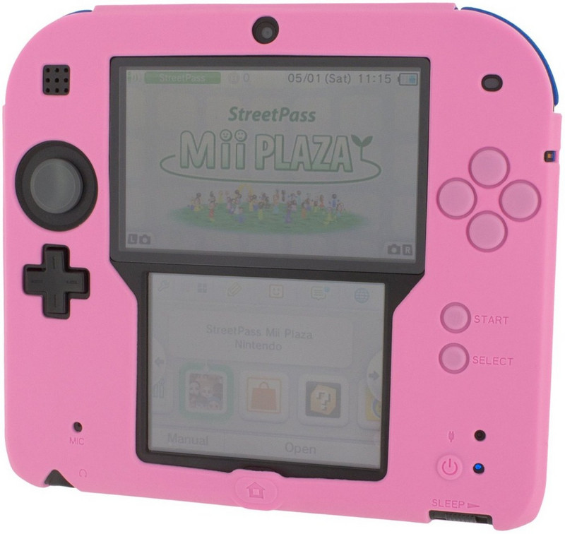 Többszínű puha szilikon tok Nintendo 2DS Protective Guard Soft gél gumi bőrborítás 2DS játékkonzol tartozékaihoz