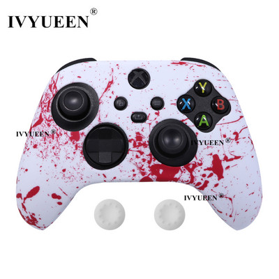 IVYUEEN mekana silikonska torbica za Xbox Series X/S kontroler Zaštitna koža Gamepad Gumena koža Ručka za palac Joystick Cover Shell