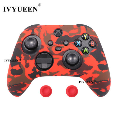 IVYUEEN mekana silikonska torbica za Xbox Series X/S kontroler Zaštitna koža Gamepad Gumena koža Ručka za palac Joystick Cover Shell