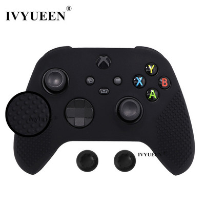 IVYUEEN mekana silikonska torbica za Xbox Series X/S kontroler Zaštitna koža Gamepad Gumena koža Ručka za palac Joystick Cover Shell