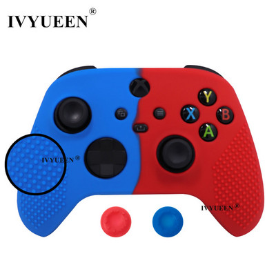 IVYUEEN mekana silikonska torbica za Xbox Series X/S kontroler Zaštitna koža Gamepad Gumena koža Ručka za palac Joystick Cover Shell