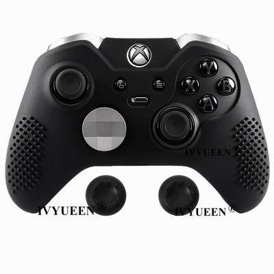IVYUEEN Husă de protecție din silicon anti-alunecare pentru capacul controlerului Microsoft Xbox One Elite Manere pentru stick-uri Capace pentru joystick