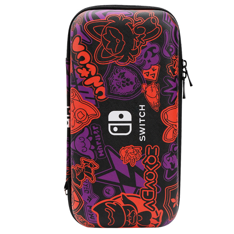 Scarlet & Violet hordozható tárolótáska Nintendo Switch Oled konzolhoz Eva hordtáska fedél Nintendo Switch tartozékokhoz