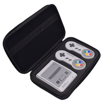Калъф за игри Чанта за Nintend Switch SNES SFC Classic Mini за 2 контролера Зарядно Капак за HDMI кабел за Nintendo Switch Твърда торбичка