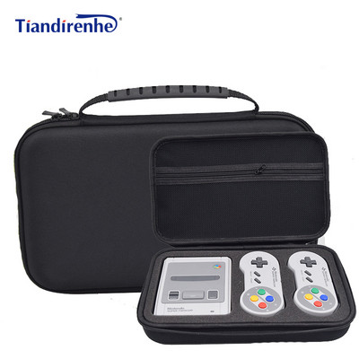 Τσάντα θήκης παιχνιδιού για διακόπτη Nintend SNES SFC Classic Mini για 2 χειριστήρια Φορτιστής Κάλυμμα καλωδίου HDMI για σκληρή θήκη Nintendo Switch