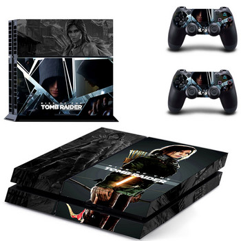 Rise of The Tomb Raider PS4 Skin Sticker Decal for Sony PlayStation 4 Console and Controller Skin PS4 Sticker Vinyl Accessories