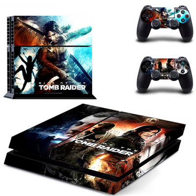 Rise of The Tomb Raider PS4 Skin naljepnica za naljepnicu za Sony PlayStation 4 konzolu i kontroler Skin PS4 naljepnica Vinyl Dodaci