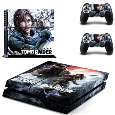 Rise of The Tomb Raider PS4 Skin naljepnica za naljepnicu za Sony PlayStation 4 konzolu i kontroler Skin PS4 naljepnica Vinyl Dodaci