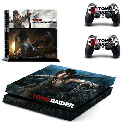Rise of The Tomb Raider PS4 Skin naljepnica za naljepnicu za Sony PlayStation 4 konzolu i kontroler Skin PS4 naljepnica Vinyl Dodaci