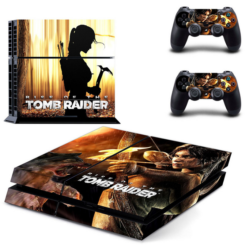 Rise of The Tomb Raider PS4 Skin naljepnica za naljepnicu za Sony PlayStation 4 konzolu i kontroler Skin PS4 naljepnica Vinyl Dodaci