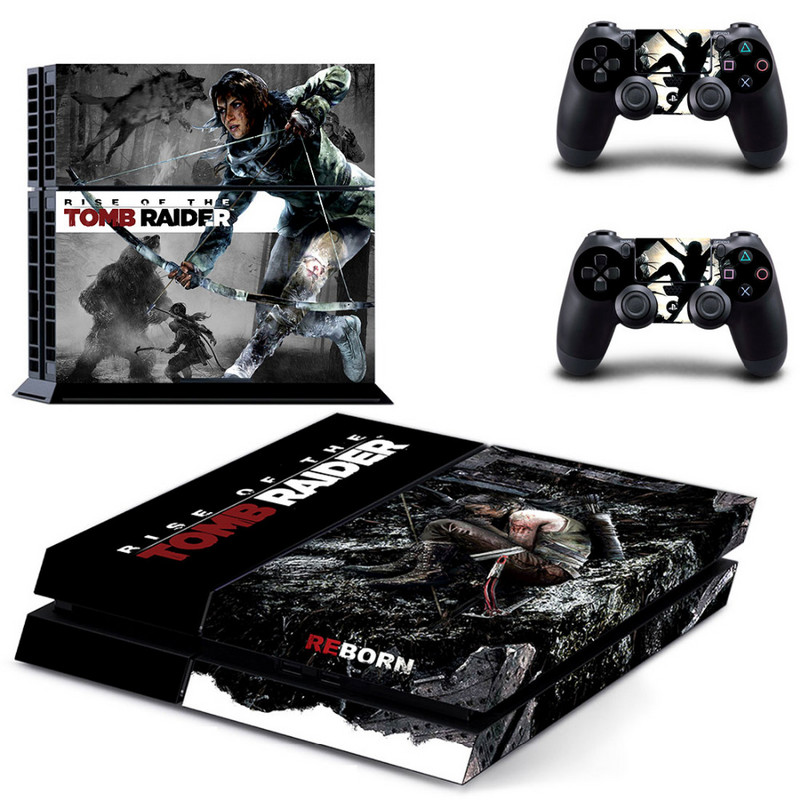 Rise of The Tomb Raider PS4 Skin naljepnica za naljepnicu za Sony PlayStation 4 konzolu i kontroler Skin PS4 naljepnica Vinyl Dodaci