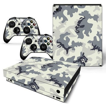 Camo patten Добро качество Винилови капаци на контролери Стикер на кожата за Xbox one X