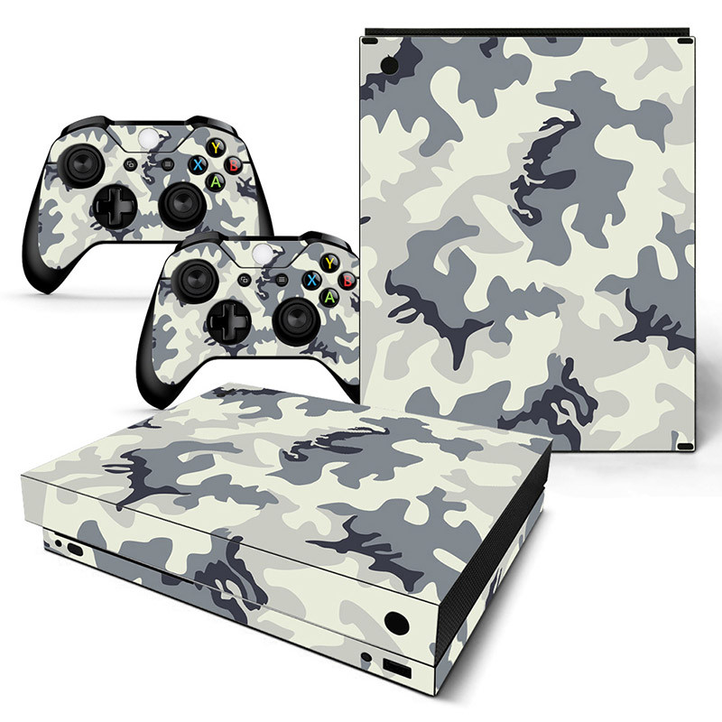Camo Patten Vinil de bună calitate Controller Covers Skin Sticker pentru Xbox one X
