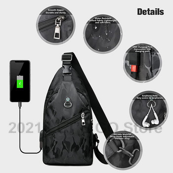 Nintend Switch Sling Crossbody σακίδιο πλάτης Φορητό αδιάβροχο στήθος ώμου μεταφοράς τσάντα ταξιδίου για Nintendo Switch / OLED / Lite