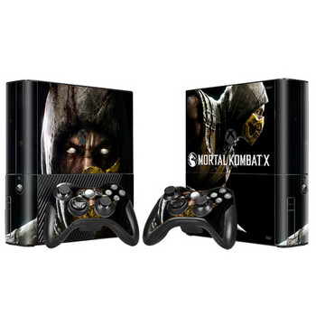 Παιχνίδι Mortal Kombat Skin Sticker Decal για κονσόλα Xbox 360 E και χειριστήρια Skins Stickers για Xbox360 E Vinyl