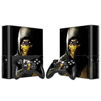 Autocolante de piele de joc Mortal Kombat pentru consolă Xbox 360 E și autocolante de piele pentru controlere pentru vinil Xbox360 E