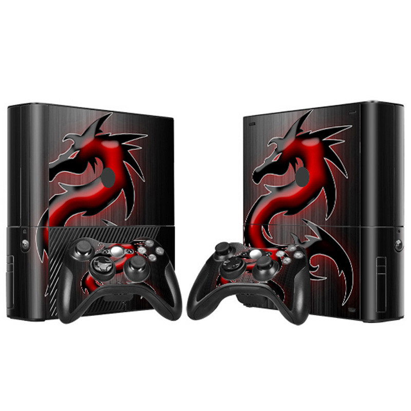 Autocolante de piele de joc Mortal Kombat pentru consolă Xbox 360 E și autocolante de piele pentru controlere pentru vinil Xbox360 E