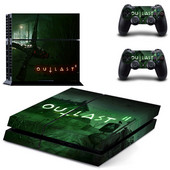 Game Outlast PS4 naljepnica s naljepnicom za Sony PlayStation 4 konzolu i 2 kontrolera Skin PS4 naljepnica Vinilni dodatak