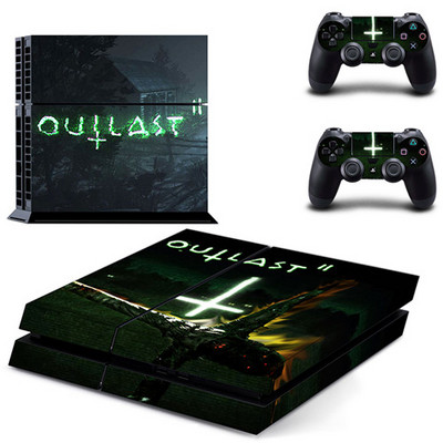 Game Outlast PS4 naljepnica s naljepnicom za Sony PlayStation 4 konzolu i 2 kontrolera Skin PS4 naljepnica Vinilni dodatak