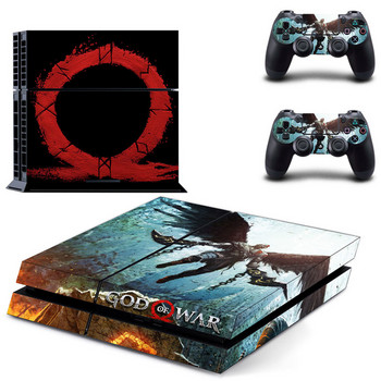 Παιχνίδι God of War 4 PS4 Skin Sticker Decal για Sony PlayStation 4 Console και 2 skins ελεγκτών PS4 Stickers Αξεσουάρ βινυλίου