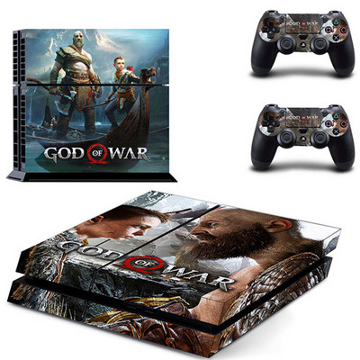 Igra God of War 4 PS4 naljepnica s naljepnicama za Sony PlayStation 4 konzolu i 2 maske kontrolera PS4 naljepnice Vinilni dodatak
