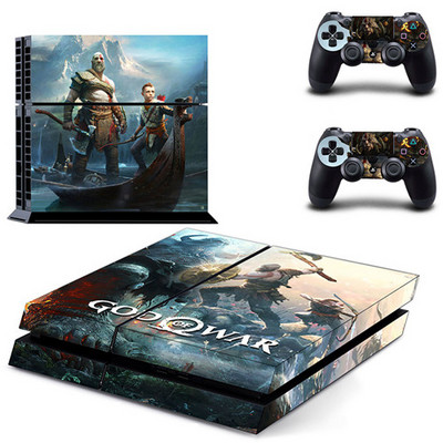 Igra God of War 4 PS4 naljepnica s naljepnicama za Sony PlayStation 4 konzolu i 2 maske kontrolera PS4 naljepnice Vinilni dodatak