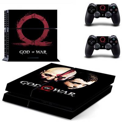 Igra God of War 4 PS4 naljepnica s naljepnicama za Sony PlayStation 4 konzolu i 2 maske kontrolera PS4 naljepnice Vinilni dodatak